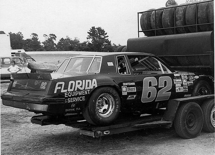 Rick Wilson's ARCA car in the New Smyrna pits..jpg