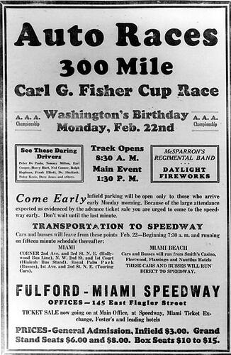Ad for a big Holiday Monday event at the Fulford-Miami board track....jpg