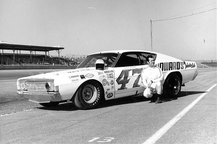 Veteran short tracker Dave Sorg ran only once at daytona, the 1970 ARCA 300.jpg