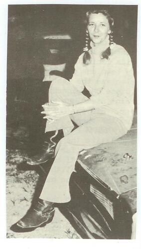 Aloma Pearce with her Dodge Hobby Car in 1975 (Mackenzie Photo).jpg