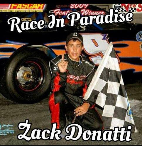 The Pro Late Model 50-lap race will be run in memory of the late Zack Donatti..jpg