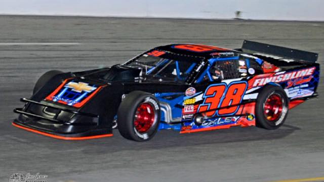 Ricky Moxley will go for two in a row in the Modified class this week....jpg