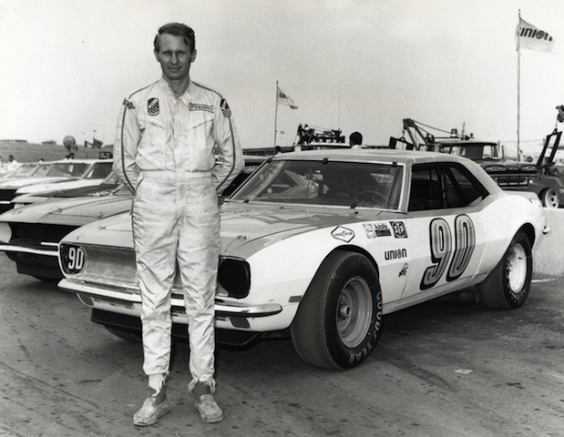 Jimmy Capps of Jacksonville with his Camaro NASCAR Grand American car.jpg