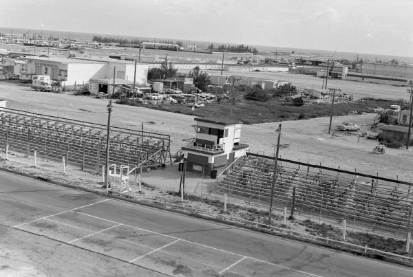 View of the grandstands at Stock Island Speedway in the Florida keys - around 1965....jpg