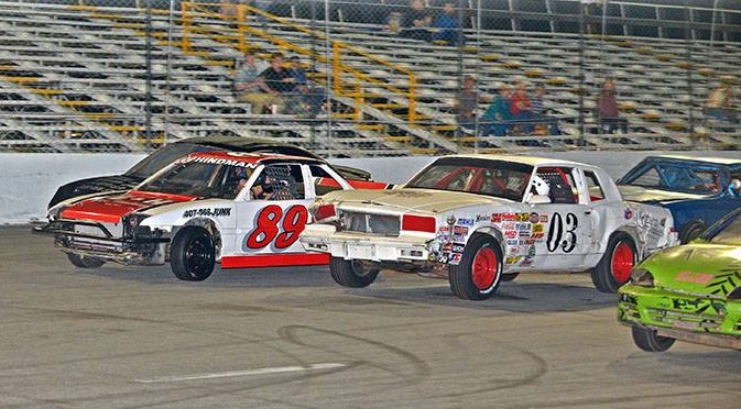 Some wild four-wide action in the Bomber last week (Jim Jones Photo).jpg